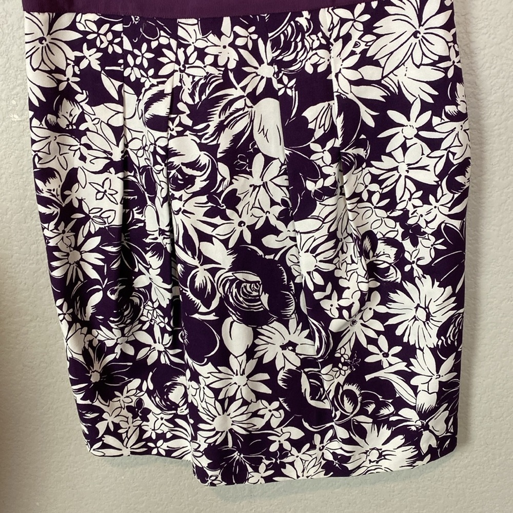 Brooks Brothers purple floral dress - Picture 4 of 6